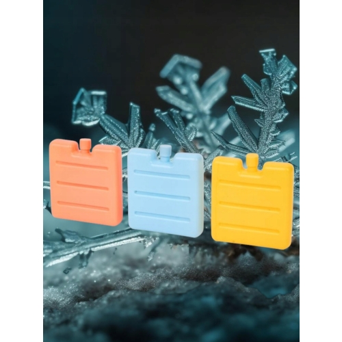 Wkład chłodzący chłodziwo lodówka biwak piknik kolorowy plastik 3 x 60 ml