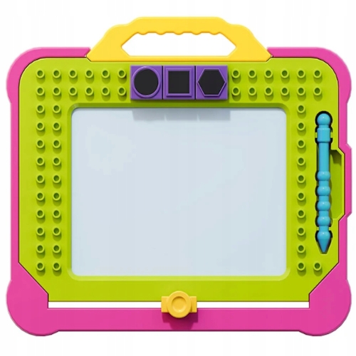 Tablica magnetyczna do rysowania zmazywalna Toi-Toys 35 x 27cm zielona