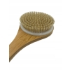 Bambusowa szczotka do kąpieli mycia pleców pod prysznic długa 38 cm masaż