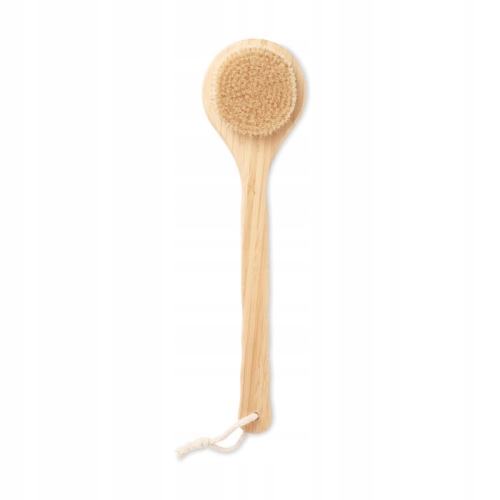 Bambusowa szczotka do kąpieli mycia pleców pod prysznic długa 38 cm masaż