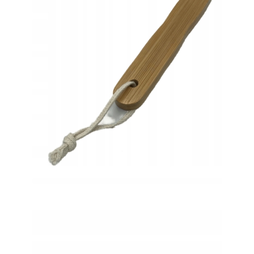 Bambusowa szczotka do kąpieli mycia pleców pod prysznic długa 38 cm masaż