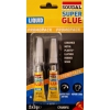 KLEJ SUPER GLUE LIQUID UNIWERSALNY SZYBKI PROMOPACK 2 X 3G 2 sztuki SOUDAL