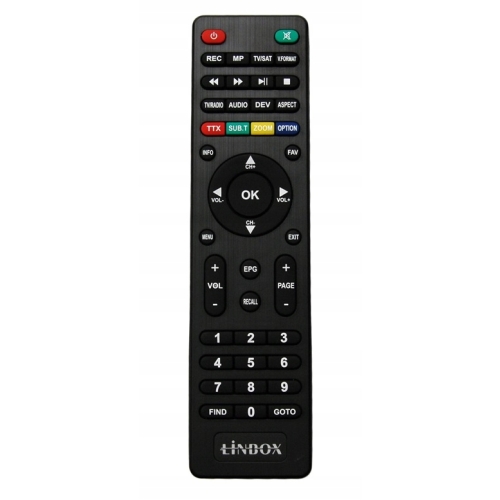 ORYGINALNY PILOT DEKODER TUNER TVSAT FIRMA LOGOTYP LINBOX MODEL HD1 HD2