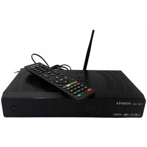 ORYGINALNY PILOT DEKODER TUNER TVSAT FIRMA LOGOTYP LINBOX MODEL HD1 HD2