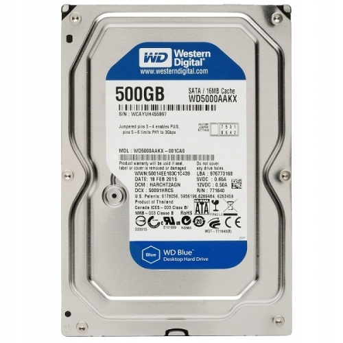 Dysk twardy Western Digital WD AV-GP WD5000AVCS DS 500GB SATA II 3,5