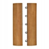 Krawędź kant do płytki tarasowej drewno Akacja 30 x 7 cm brąz Hard Head x 4