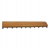 Krawędź kant do płytki tarasowej drewno Akacja 30 x 7 cm brąz Hard Head x 4