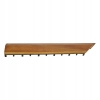 Krawędź kant do płytki tarasowej drewno Akacja 37 x 7 cm brąz Hard Head x 4