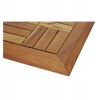 Krawędź kant do płytki tarasowej drewno Akacja 37 x 7 cm brąz Hard Head x 4