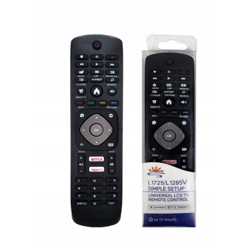 Pilot uniwersalny zamiennik PHILIPS LED LCD TV NETFLIX SMART L1725 L1285V