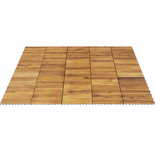 Deska tarasowa płytki zewnętrzne bejcowane grube akacjowe 20 szt 30 x 30 cm