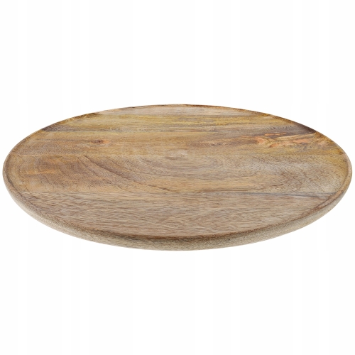 Taca bambusowa drewniana patera dekoracyjna okrągła Ø 38 cm Home prezent