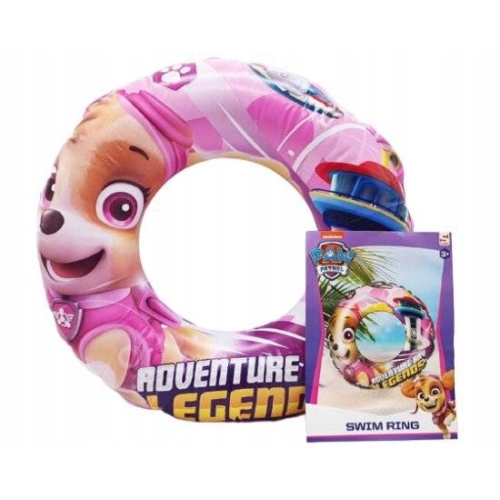 Kółko do nauki pływania ratunkowe bajka PAW PATROL Wesoła SKYE! Różowe