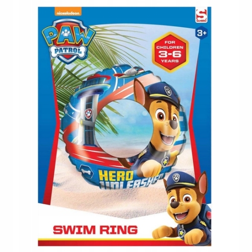 Kółko do nauki pływania ratunkowe bajka PAW PATROL Wesoła SKYE! Różowe