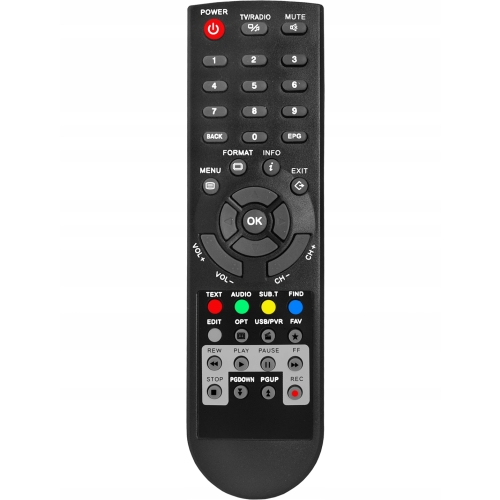 Pilot FERGUSON Ariva T65/T650i RCU200 LXP857 DVB-T WYSOKA JAKOŚĆ CZARNY