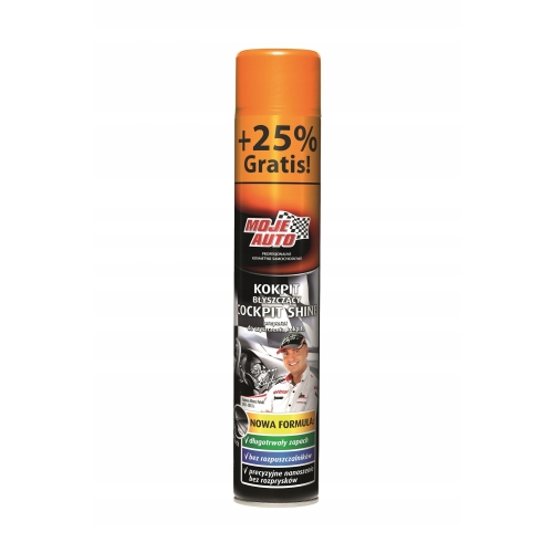 SPRAY AREOZOL DO CZYSZCZENIA KOKPITU COCKPIT SHINE WANILIA Moje Auto 750ml