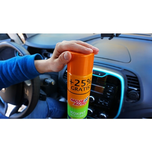SPRAY AREOZOL DO CZYSZCZENIA KOKPITU COCKPIT SHINE JABŁKO Moje Auto 750ml