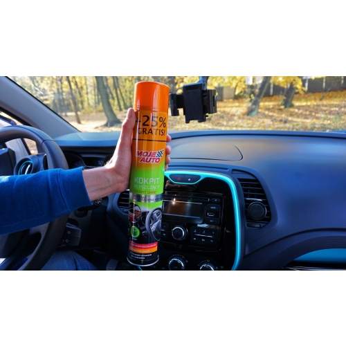 SPRAY AREOZOL DO CZYSZCZENIA KOKPITU COCKPIT SHINE JABŁKO Moje Auto 750ml