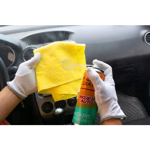 SPRAY AREOZOL DO CZYSZCZENIA KOKPITU COCKPIT SHINE SPORT Moje Auto 750ml