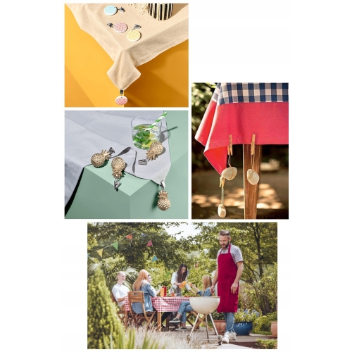 Obciążniki ciężarki klipsy do obrusu FLAMING LIŚĆ