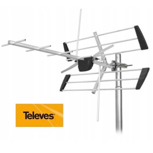 Antena zewnętrzna DVBT UHF VHF Televes YAGI EDGE MIX+ C5-12/21-48 111810