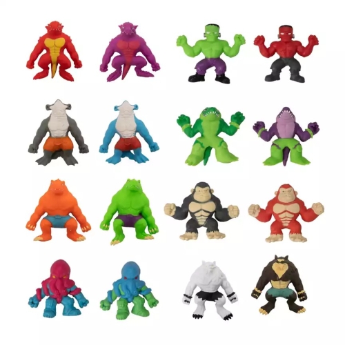 Figurka Rozciągliwa antystresowa gumowa 3XXXL Stretcherz Stretch SMOK RED