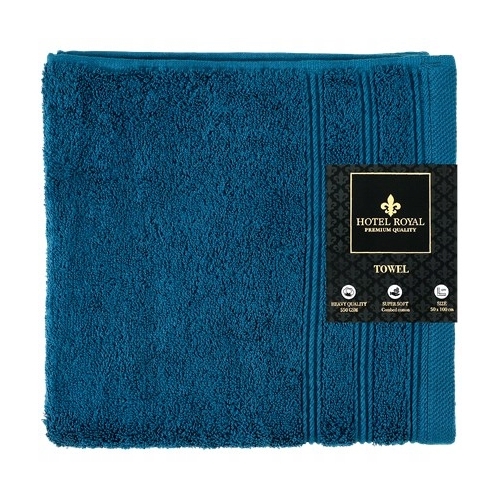 Ręcznik kąpielowy Hotel Royal 100 % BAWEŁNA MORSKI 550 GSM 50 x 100 cm