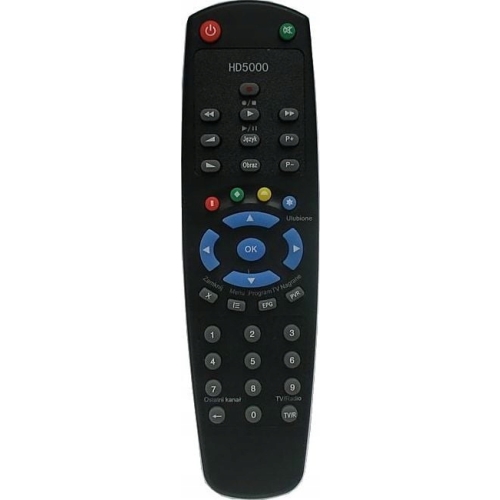 Pilot Cyfrowy Polsat Box HD 5000 nagrywanie uniwersalny zamiennik + Baterie
