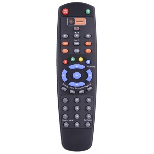 Pilot Cyfrowy Polsat Box HD 5000 nagrywanie uniwersalny zamiennik + Baterie