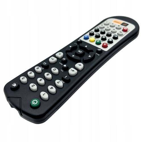 Pilot oryginalny Cyfrowy Polsat Box do dekodera model ESI-88 czarnosrebrny