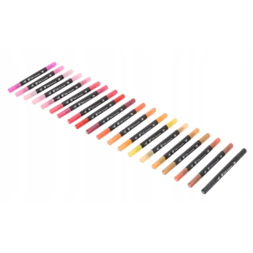 MAZAKI PISAKI MARKERY FLAMASTRY TWINMARKERS WATER GLITTER 06-120 20 SZTUK