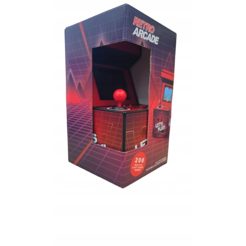 Miniaturowy automat do gier retro 16 cm 200 gier niebieski