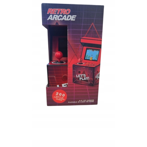 Miniaturowy automat do gier retro 16 cm 200 gier niebieski