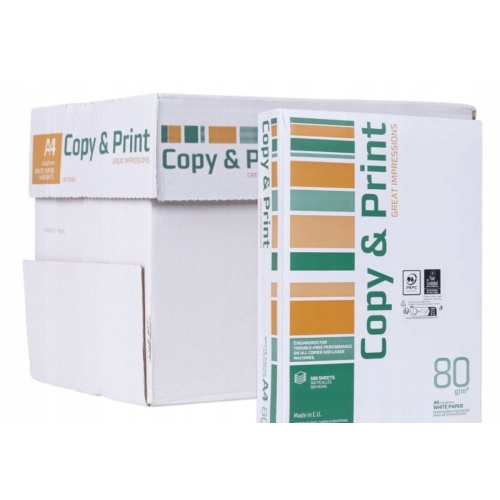Papier biurowy ksero Copy&Print A4 80g 2500 arkuszy do drukarki biały gruby