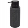 DOZOWNIK NA MYDŁO W PŁYNIE ŁAZIENKOWY WOLNOSTOJĄCY WYTRZYMAŁY CZARNY