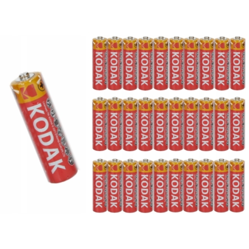 Bateria cynkowo-węglowa Kodak do pilotów gruby paluszek AA (R6) 30 sztuk