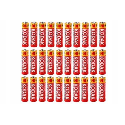 Bateria cynkowo-węglowa Kodak do pilotów gruby paluszek AA (R6) 30 sztuk