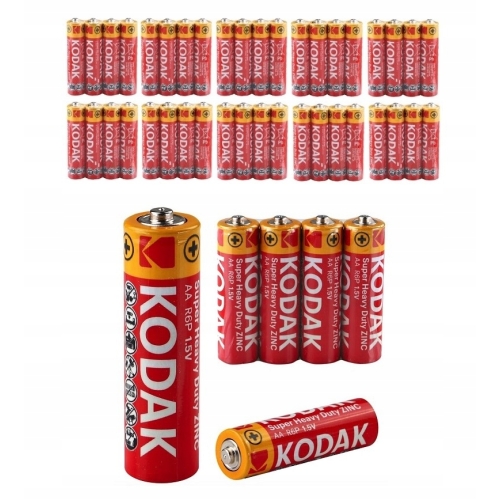 Bateria cynkowo-węglowa Kodak do pilotów gruby paluszek AA (R6) 30 sztuk