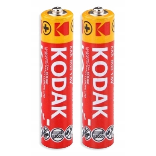 Bateria cynkowo-węglowa Kodak do pilotów mały paluszek AAA (R3) 2 sztuki