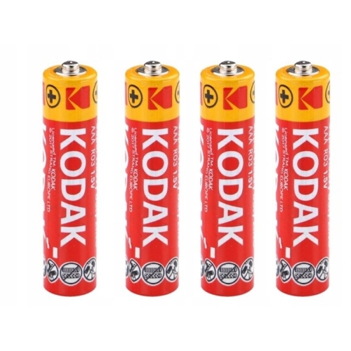 Bateria cynkowo-węglowa Kodak do pilotów mały paluszek AAA (R3) 30 sztuk
