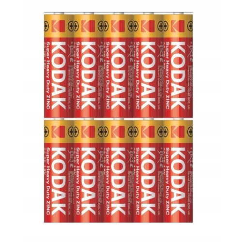 Bateria cynkowo-węglowa Kodak do pilotów mały paluszek AAA (R3) 30 sztuk