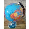 GLOBUS FIZYCZNO POLITYCZNY 23 CM POMOC NAUKOWA DOKŁADNY NIEBIESKI SZKOLNY