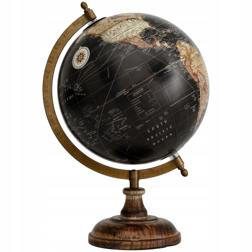 GLOBUS FIZYCZNO POLITYCZNY 23 CM POMOC NAUKOWA DOKŁADNY NIEBIESKI SZKOLNY