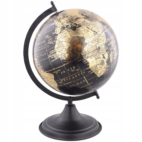 GLOBUS FIZYCZNO POLITYCZNY 23 CM POMOC NAUKOWA DOKŁADNY NIEBIESKI SZKOLNY