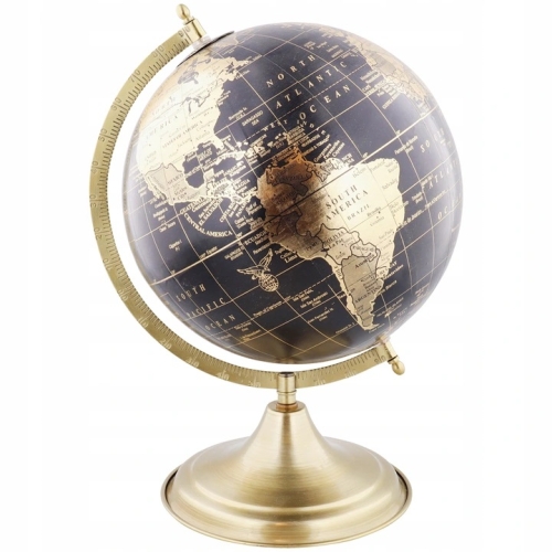 GLOBUS FIZYCZNO POLITYCZNY 23 CM POMOC NAUKOWA DOKŁADNY NIEBIESKI SZKOLNY