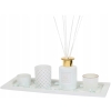 ZESTAW ZAPACHOWY AROMA SET STREET LIGHT DYFUZOR ŚWIECA KAMYCZKI NA TACCE