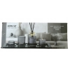 ZESTAW ZAPACHOWY AROMA SET STREET LIGHT DYFUZOR ŚWIECA KAMYCZKI TACKA BLACK