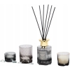 ZESTAW ZAPACHOWY AROMA SET STREET LIGHT DYFUZOR ŚWIECA KAMYCZKI TACKA BLACK