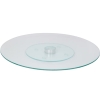 PATERA SZKLANA OBRACANA 360° NA PRZEKĄSKI PIZZA 32 cm x 2.2 cm CLEAR GLASS
