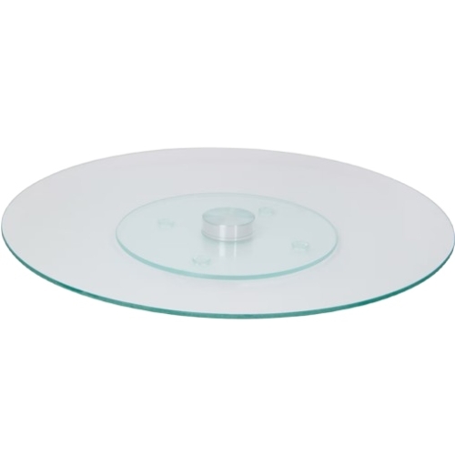 PATERA SZKLANA OBRACANA 360° NA PRZEKĄSKI PIZZA 32 cm x 2.2 cm CLEAR GLASS